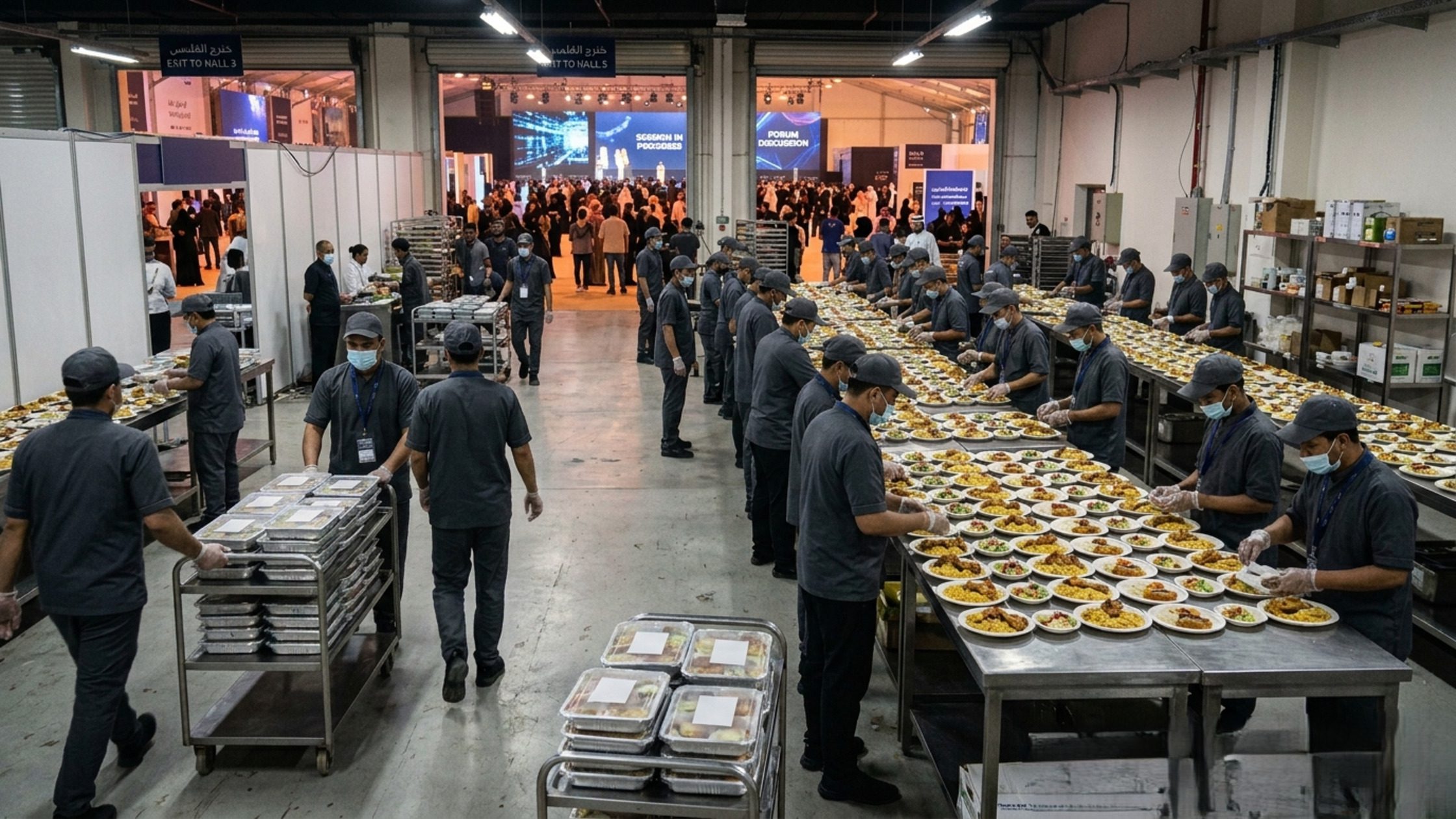 What Large-Scale Event Catering in Saudi Arabia Actually Requires
