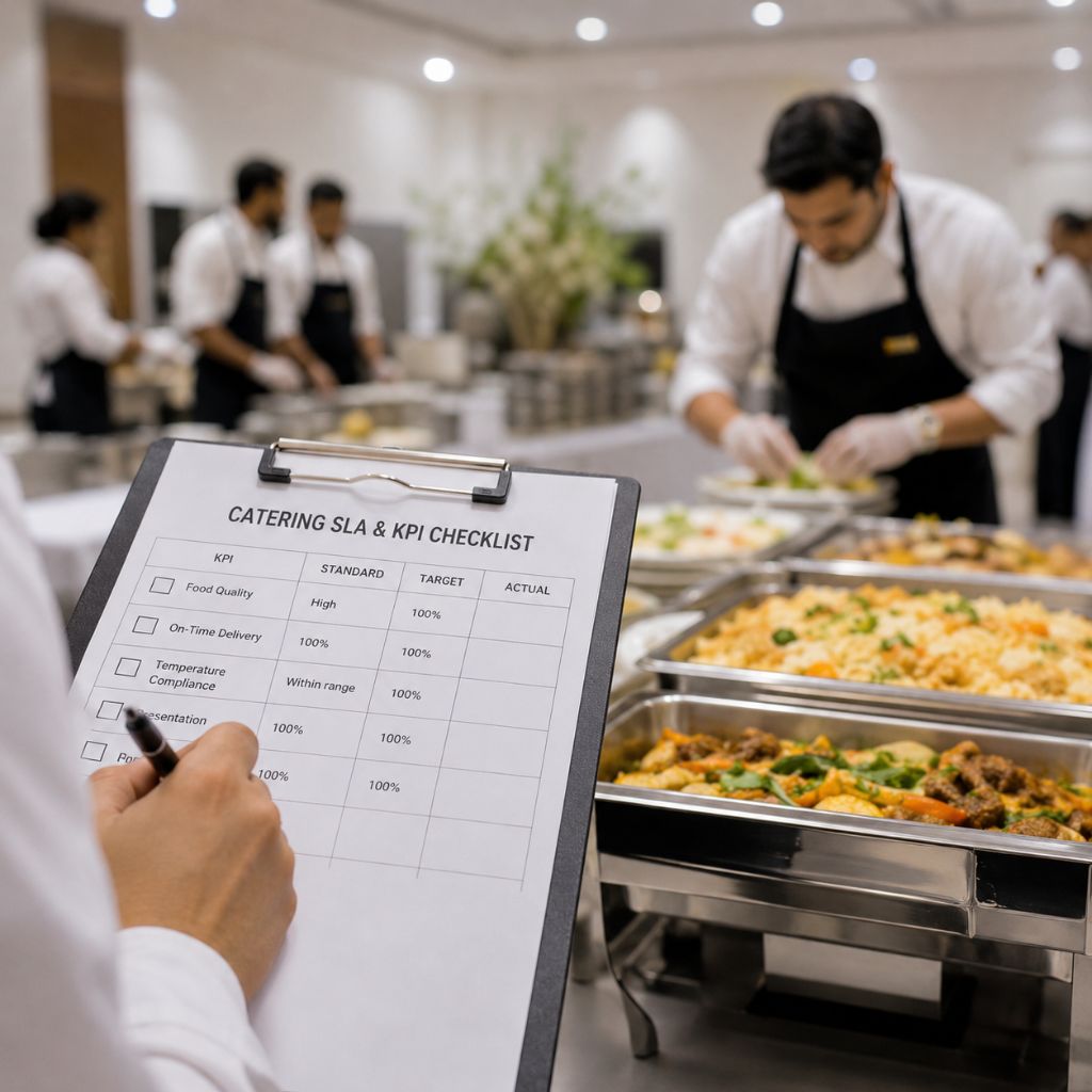 Catering SLAs and KPIs in Riyadh: how to measure what your caterer actually delivers